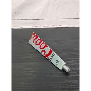 Coors Light Beer Tap Handle Recycled Aluminum Silver Red Script Triangular Logo